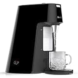 Breville HotCup Hot Water Dispenser, 1.7 Litres with 3 KW Fast Boil, Pre-set cup fill, with manual “STOP” button, Energy-efficient use, Gloss Black [VKT124]