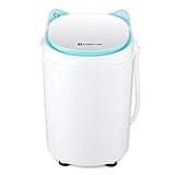 2-in-1 Portable Washing Machine Washer And Spin Dryer For Camping Dorms Apartments College Rooms 3 KG Washer Capacity Green