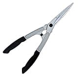 TABOR TOOLS Mechanical Hedge Shears, Manual Hedge Clippers for Trimming Borders, Topiaries Boxwood, and Decorative Grasses (B228E Aluminum Handles, Straight Blade)