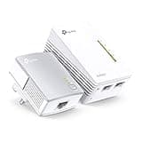 TP-Link AV600 Powerline Adapter Wi-Fi Kit, Wi-Fi Booster/Hotspot/ Extender, Wi-Fi Speed up to 300Mbps, 2+1 Ports| N300 Mbps+AV600 Mbps plug and play, (TL-WPA4220 KIT)