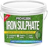 Pro-Kleen 2.5 KG PREMIUM Iron Sulphate (Makes up to 2500L When Diluted & Covers up to 2500m2) - Iron Lawn Conditioner and Turf Hardener. Dry Powder soluble in water